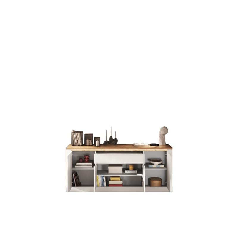 Vandesar Skjenk 207 cm - Natur/Hvit - Oppbevaring - Oppbevaringsmøbler - Sideboard & skjenker