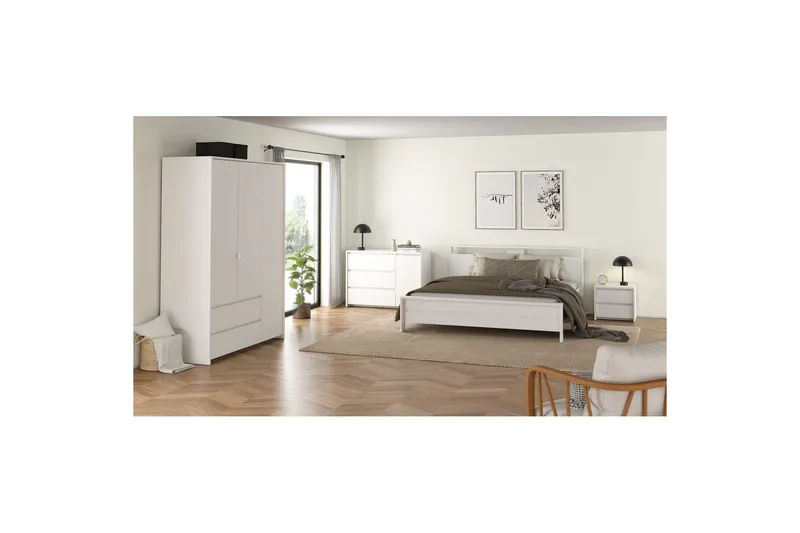 Varun Skjenk 119x48 cm - Hvit - Oppbevaring - Oppbevaringsmøbler - Sideboard & skjenker