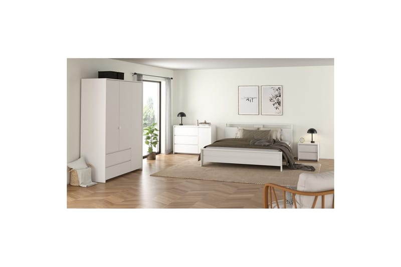 Varun Skjenk 119x48 cm - Hvit - Oppbevaring - Oppbevaringsmøbler - Sideboard & skjenker