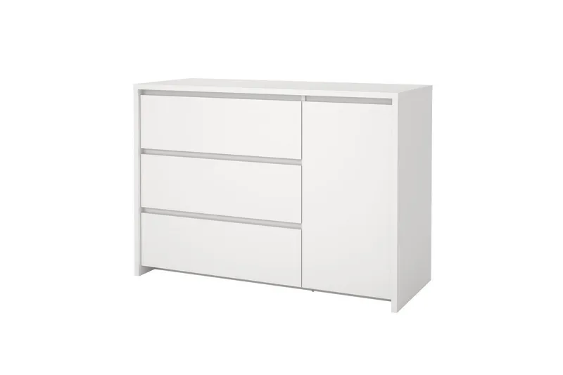 Varun Skjenk 119x48 cm, Hvit