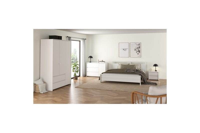 Varun Skjenk 119x48 cm - Hvit - Oppbevaring - Oppbevaringsmøbler - Sideboard & skjenker