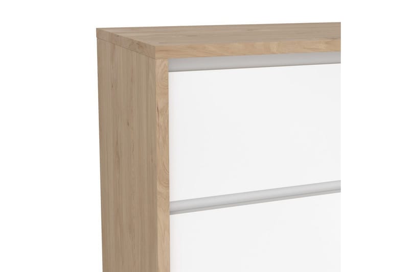 Varun Skjenk 119x48 cm - Hvit/Natur - Oppbevaring - Oppbevaringsmøbler - Sideboard & skjenker