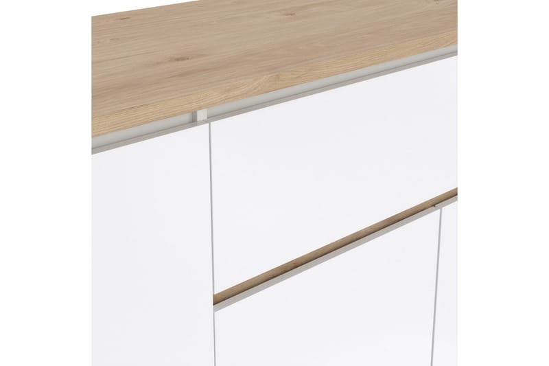 Varun Skjenk 197x48 cm - Hvit - Oppbevaring - Oppbevaringsmøbler - Sideboard & skjenker