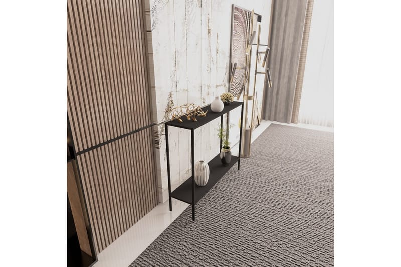 Vellavie Skänk 83x21 cm - Sort - Oppbevaring - Oppbevaringsmøbler - Sideboard & skjenker