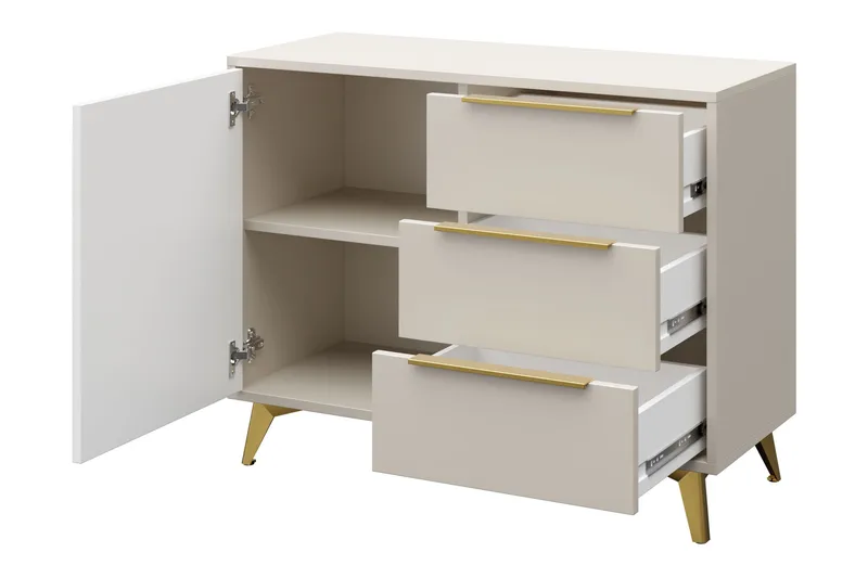Vemdalen Skjenk 104x40 cm - Hvit - Oppbevaring - Oppbevaringsmøbler - Sideboard & skjenker