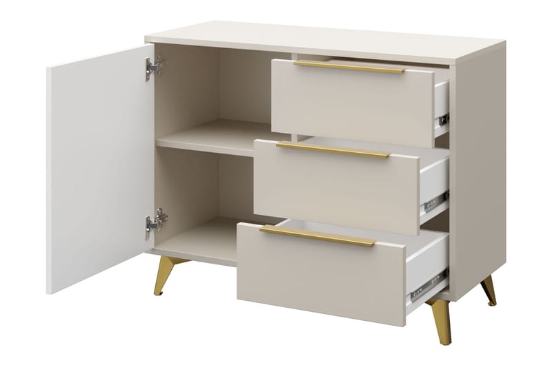 Vemdalen Skjenk 104x40 cm - Hvit - Oppbevaring - Oppbevaringsmøbler - Sideboard & skjenker