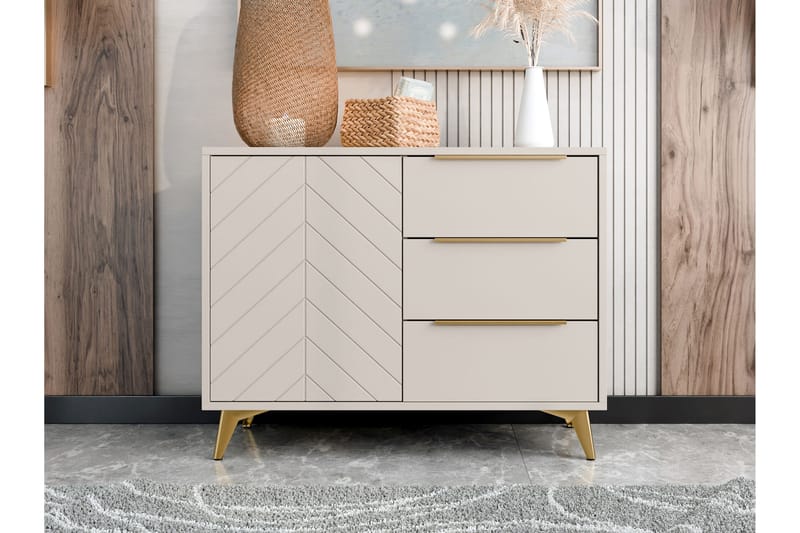 Vemdalen Skjenk 104x40 cm - Hvit - Oppbevaring - Oppbevaringsmøbler - Sideboard & skjenker