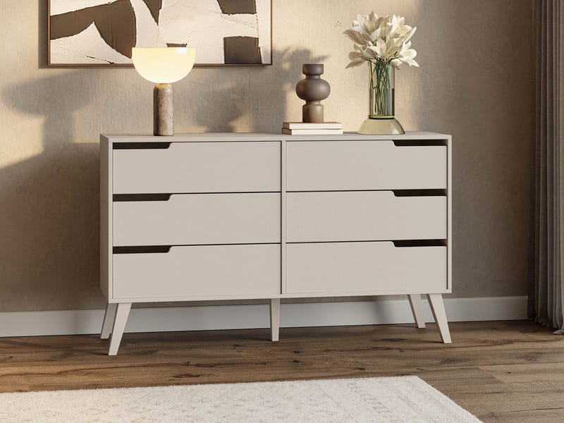 Virello skjenk 137 cm - beige - Oppbevaring - Oppbevaringsmøbler - Sideboard & skjenker
