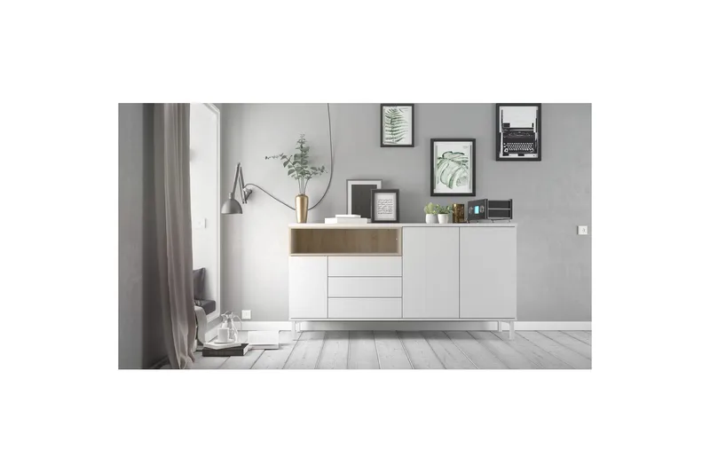 Virender Skjenk 175,7x48,25 cm - Natur - Oppbevaring - Oppbevaringsmøbler - Sideboard & skjenker