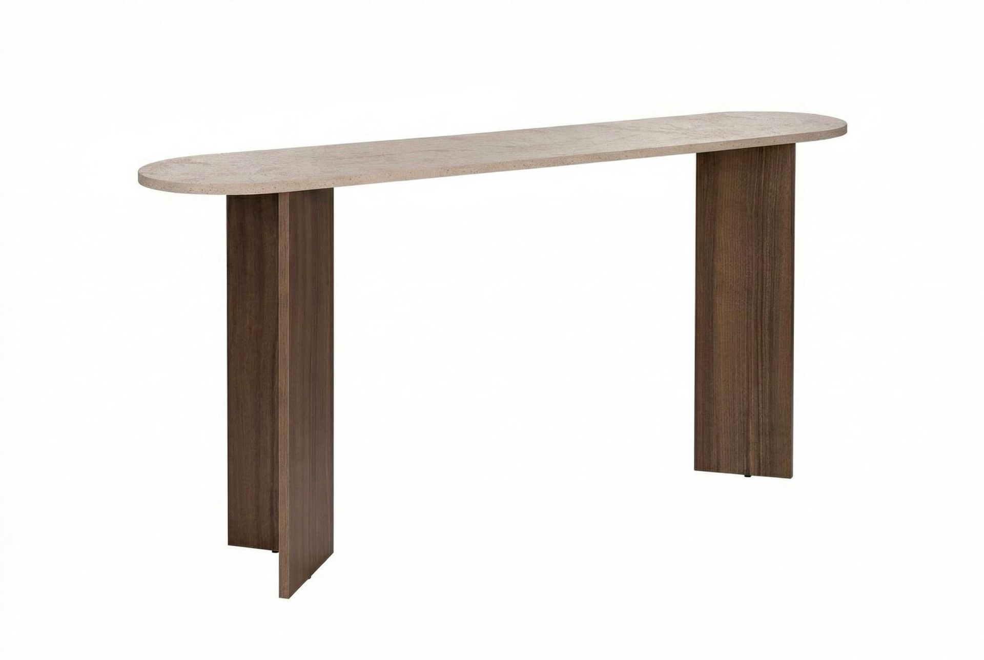 Yeno Skjenk 150x75x35 cm - Travertin, Venezia valnøtt
