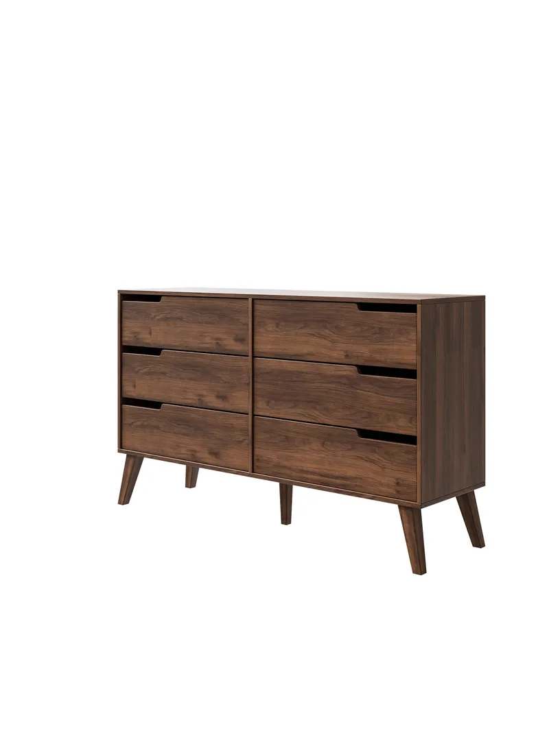 Zelto Kommode 137 cm, Warmia valnøtt