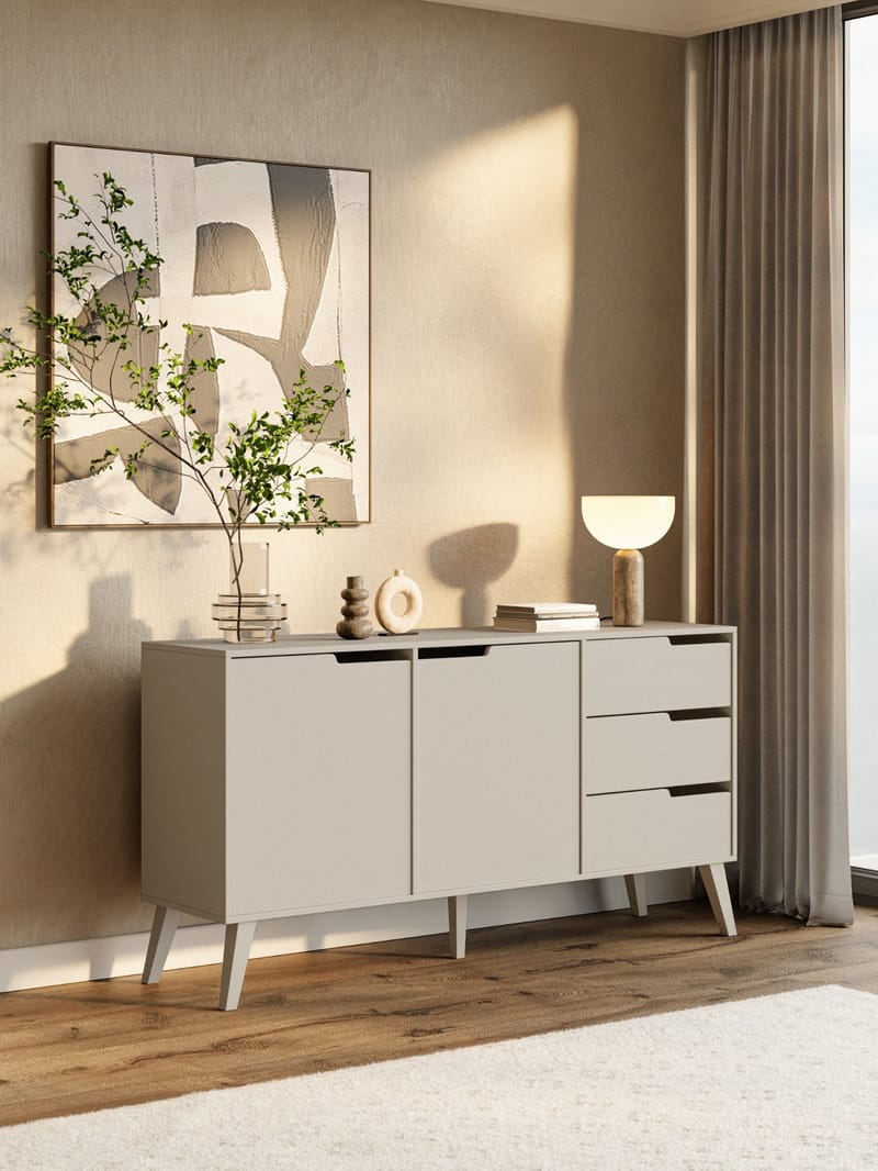Zelto Skjenk 160 cm - Kasjmir - Oppbevaring - Oppbevaringsmøbler - Sideboard & skjenker