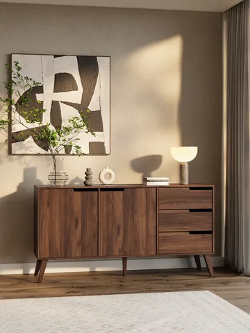 Zelto Skjenk 160 cm - Warmia valnøtt - Oppbevaring - Oppbevaringsmøbler - Sideboard & skjenker