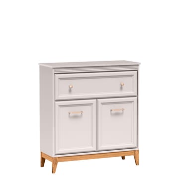 Zeylor Skjenk 92 cm - beige med ben i natureik/håndtak i gull-/kobberfarge - Oppbevaring - Oppbevaringsmøbler - Sideboard & skjenker