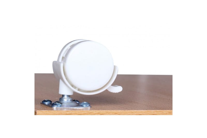 Rullecontainer Wohnling Bøkoptikk, foliert sponplate, 4 skuffer, moderne - Oppbevaring - Oppbevaring til småting