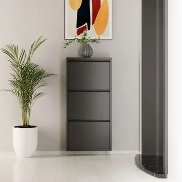 Rylanis skoskap 50x103 cm - Antrasitt - Oppbevaring - Gangoppbevaring