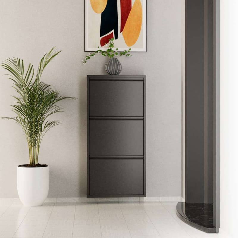 Rylanis skoskap 50x103 cm - Antrasitt - Oppbevaring - Gangoppbevaring