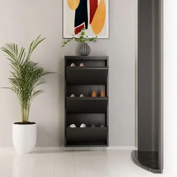 Rylanis skoskap 50x103 cm - Antrasitt - Oppbevaring - Gangoppbevaring