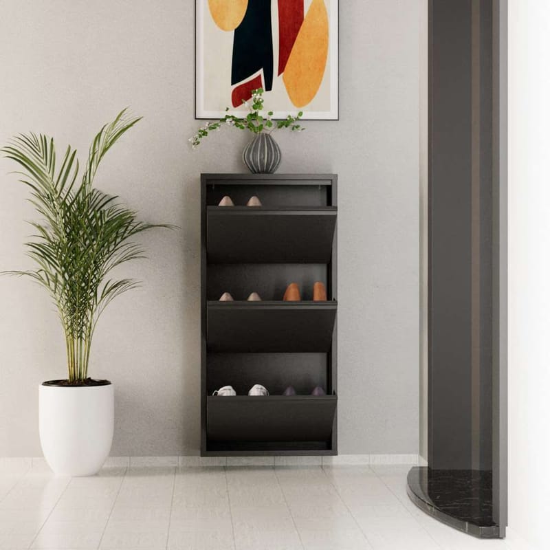 Rylanis skoskap 50x103 cm - Antrasitt - Oppbevaring - Gangoppbevaring