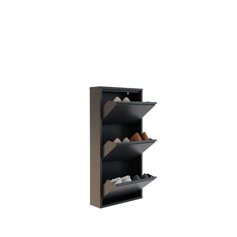 Rylanis skoskap 50x103 cm, Antrasitt