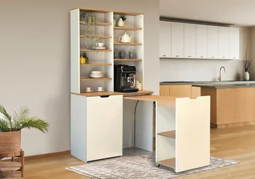 Salongbord Homitis Flexa (100 x 190 x 45 cm) Eik krem - Oppbevaring - Kjøkkenøyer