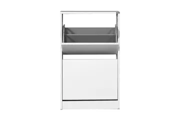 Shoe Cabinet Hvit - Hvit - Oppbevaring - Skooppbevaring