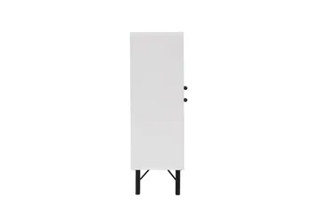 Sia Highboard 95x111 cm Hvit/Brun/Lilla/Gul - Hanah Home - Oppbevaring - Skap - Oppbevaringsskap