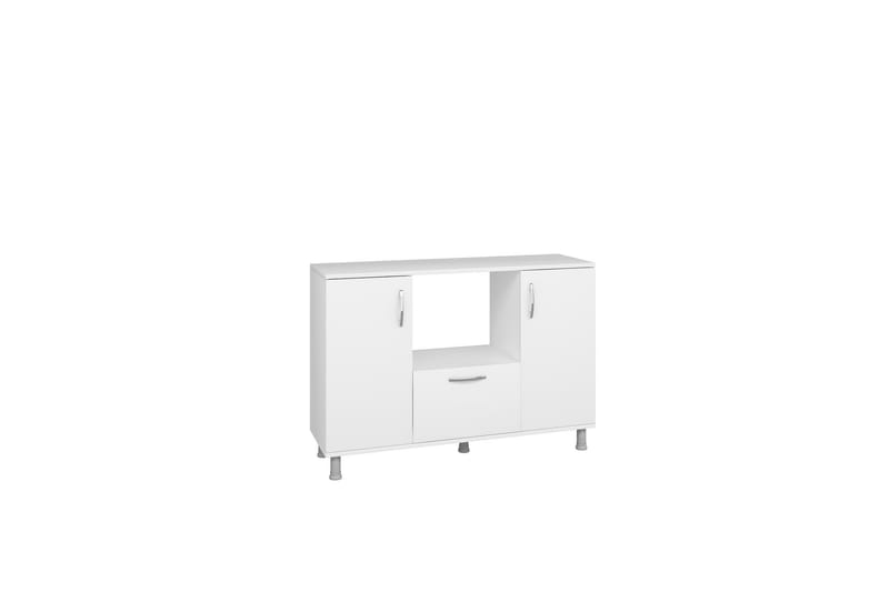 Pietro Highboard 120x86,5 cm Hvit - Hanah Home - Oppbevaring - Skap - Oppbevaringsskap