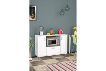 Pietro Highboard 120x86,5 cm Hvit - Hanah Home - Oppbevaring - Skap - Oppbevaringsskap