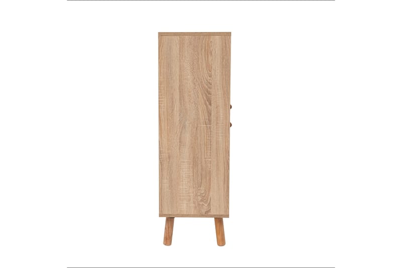 Posy Highboard 95x111 cm Brun/Hvit - Hanah Home - Oppbevaring - Skap - Oppbevaringsskap