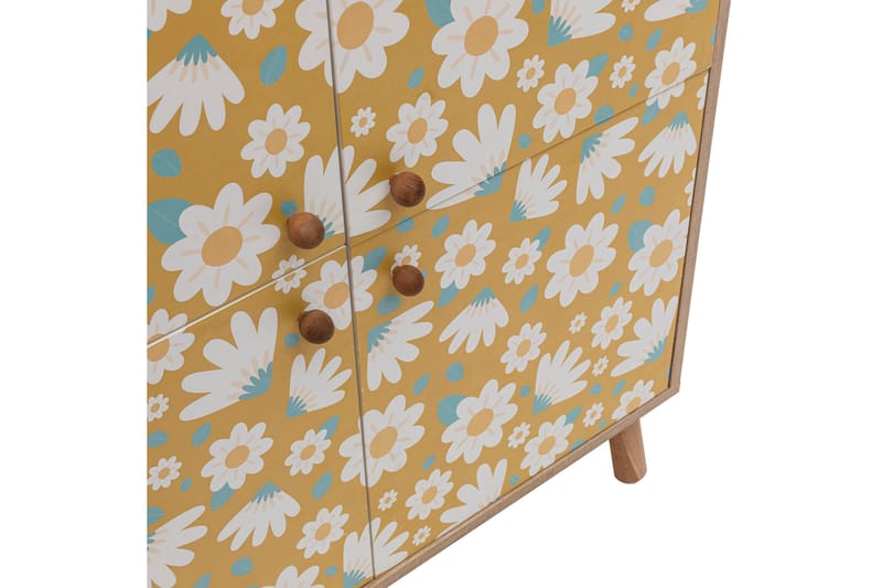Posy Highboard 95x111 cm Brun/Hvit - Hanah Home - Oppbevaring - Skap - Oppbevaringsskap