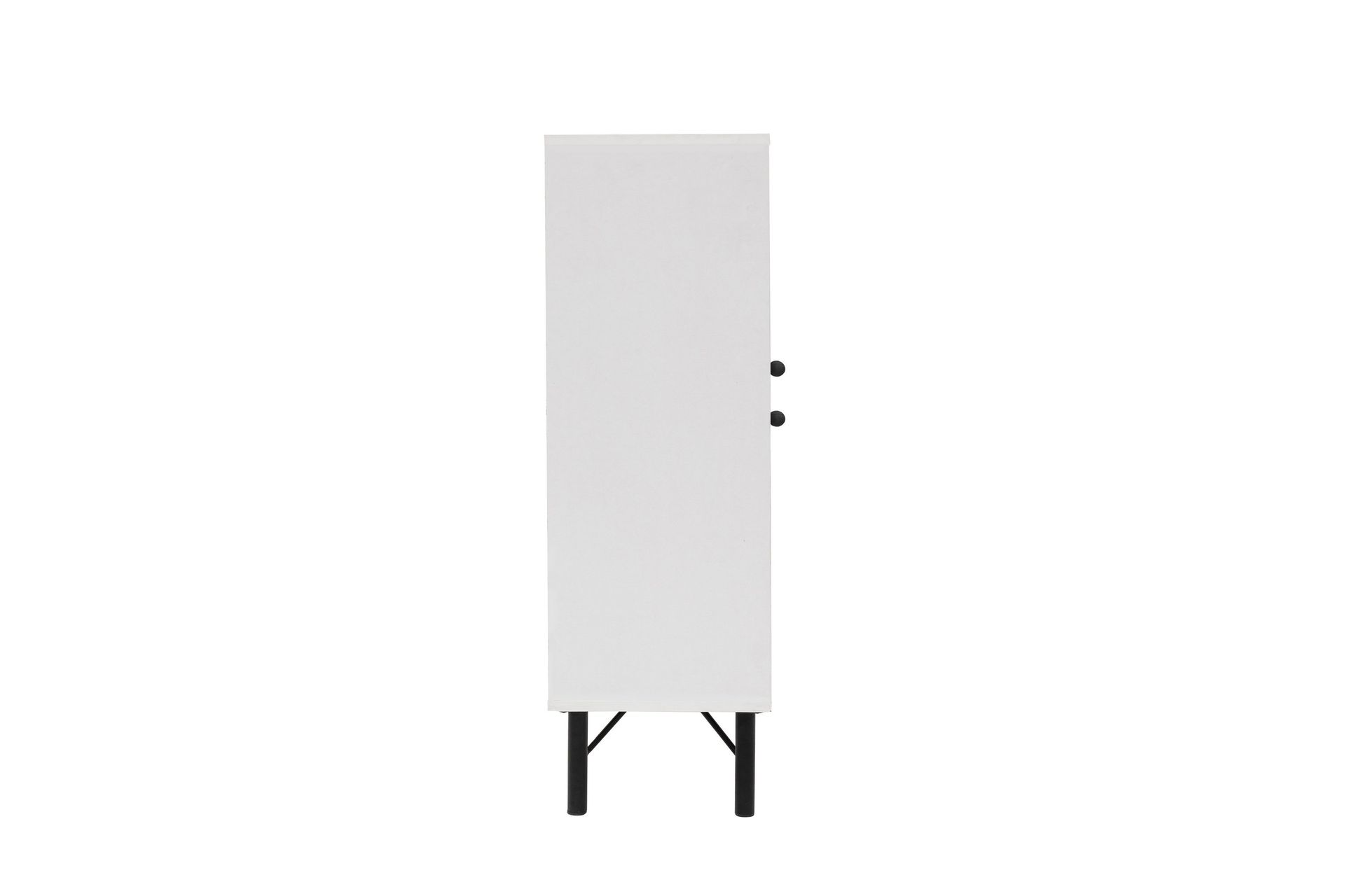 Terrazzo Highboard 95x111 cm Hvit - Hanah Home - Oppbevaring - Skap - Oppbevaringsskap