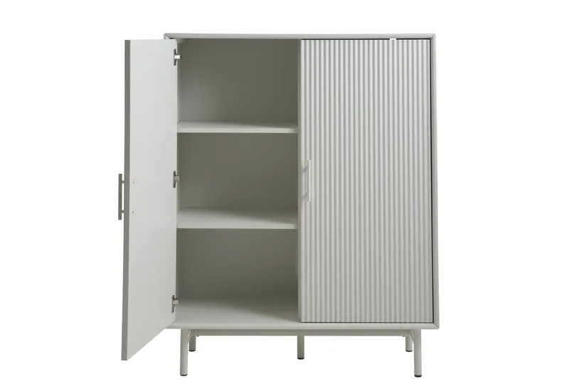 Anthony Highboard - Lysegrå - Oppbevaring - Skap - Oppbevaringsskap