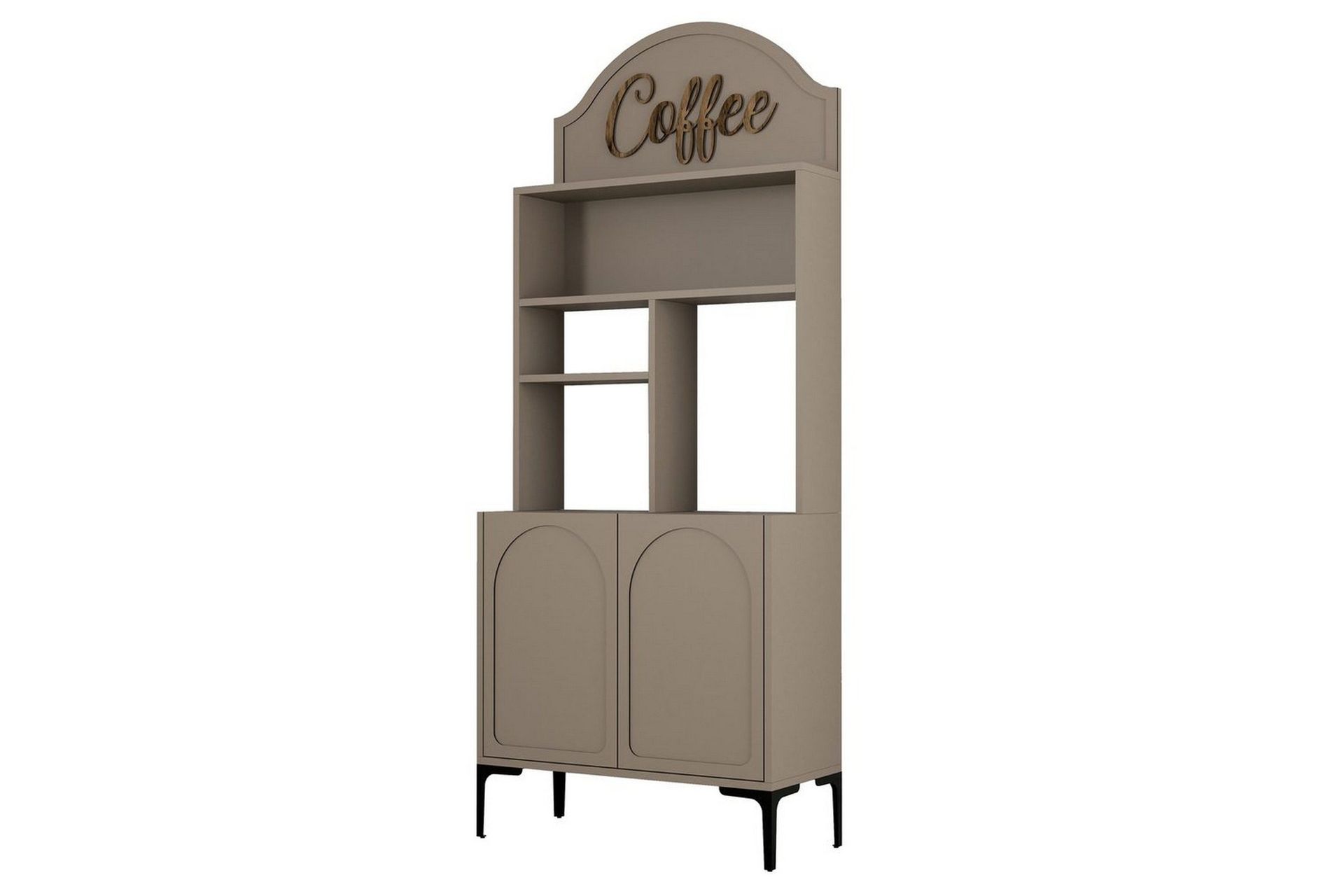 Bar Kaffeskap Hazim To Atlas / Svart - Atlas / Svart