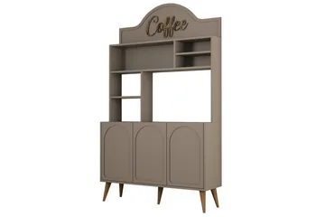 Bar Kaffeskap Hazim Tre Atlas / Valnøtt