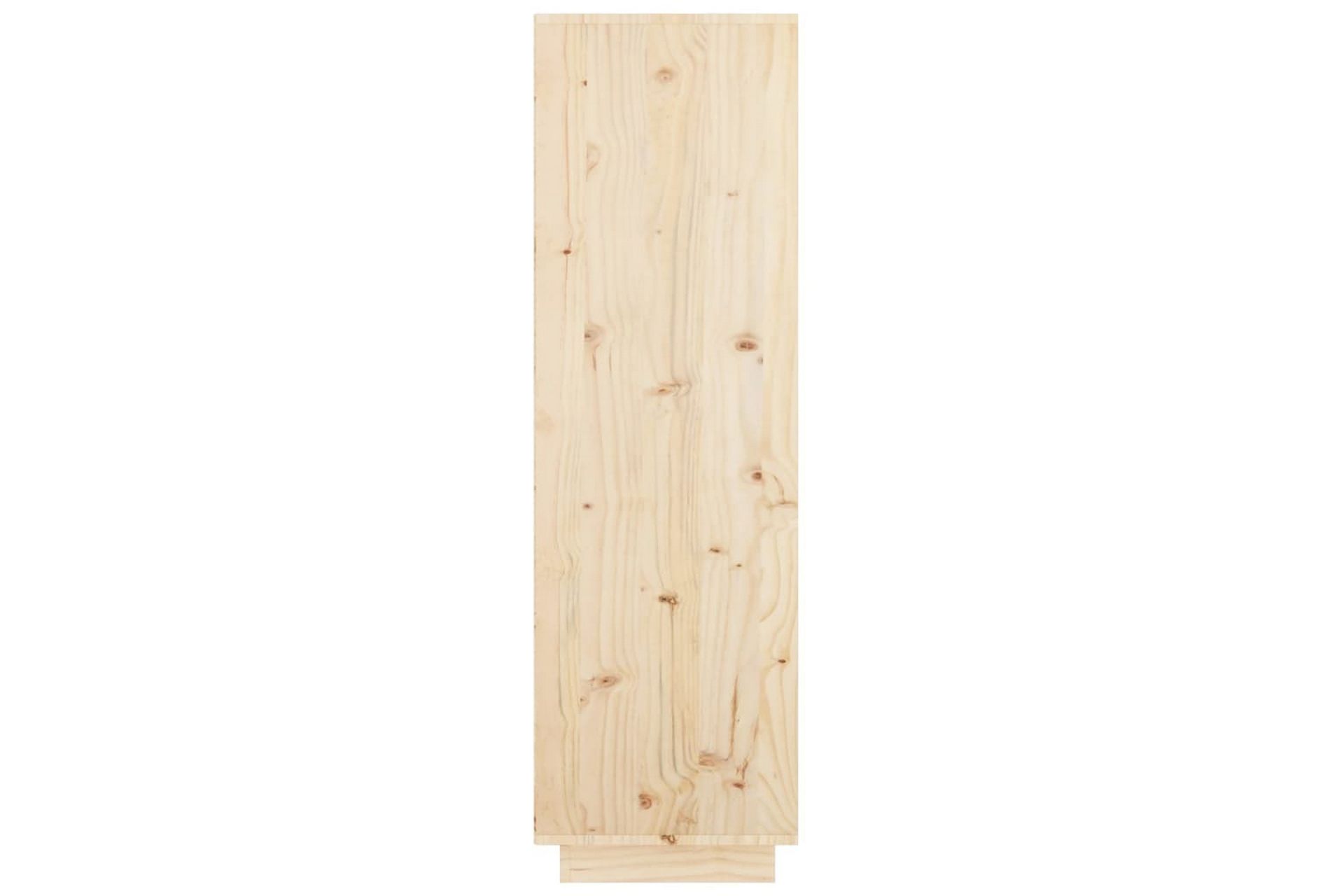beBasic Highboard 74x35x117 cm heltre furu - Brun - Oppbevaring - Skap - Oppbevaringsskap