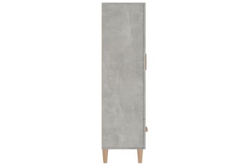 beBasic Highboard betonggrå 70x31x115 cm konstruert tre - GrÃ¥ - Oppbevaring - Skap - Oppbevaringsskap