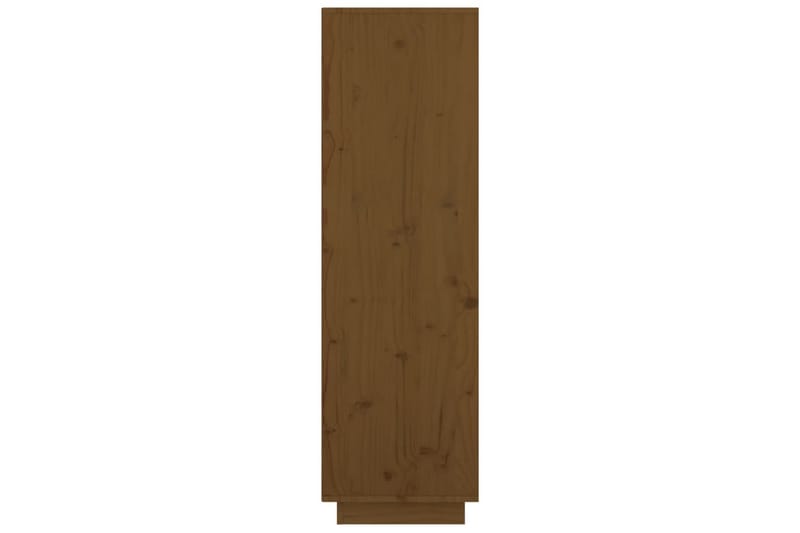 beBasic Highboard honningbrun 74x35x117 cm heltre furu - Brun - Oppbevaring - Skap - Oppbevaringsskap