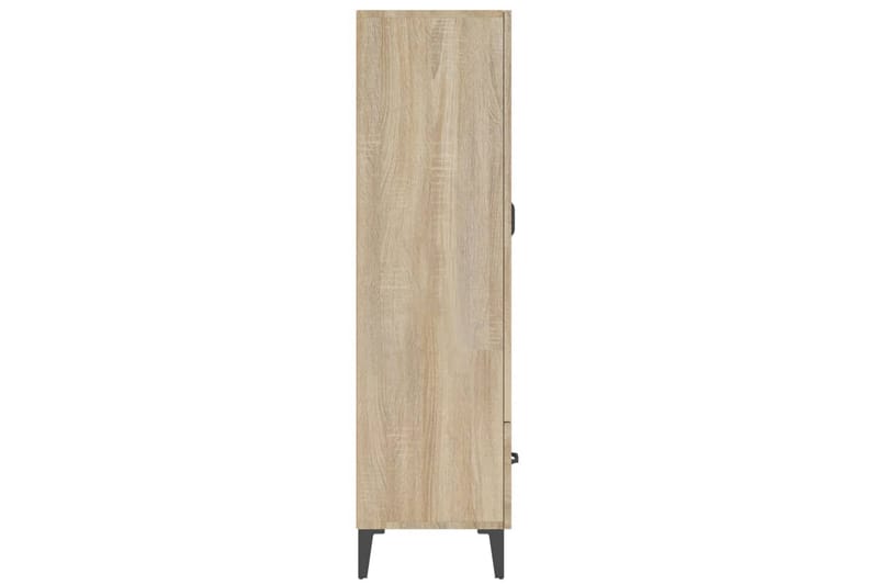 beBasic Highboard sonoma eik 70x31x115 cm konstruert tre - Brun - Oppbevaring - Skap - Oppbevaringsskap