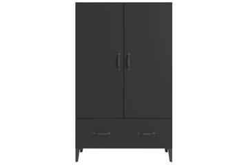 beBasic Highboard svart 70x31x115 cm konstruert tre - Svart - Oppbevaring - Skap - Oppbevaringsskap