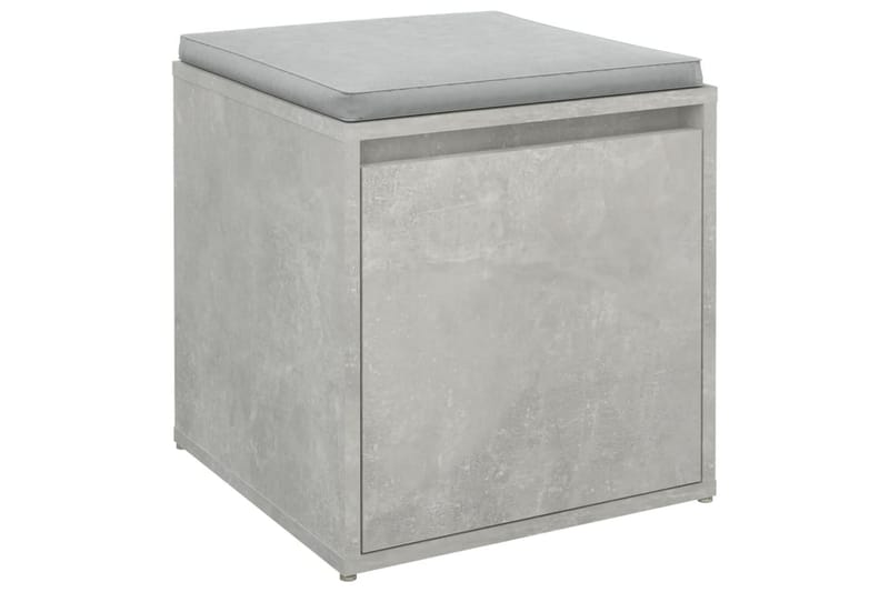 beBasic Oppbevaringsskap betonggrå 40,5x40x40 cm konstruert tre - GrÃ¥ - Oppbevaring - Skap - Hjørneskap