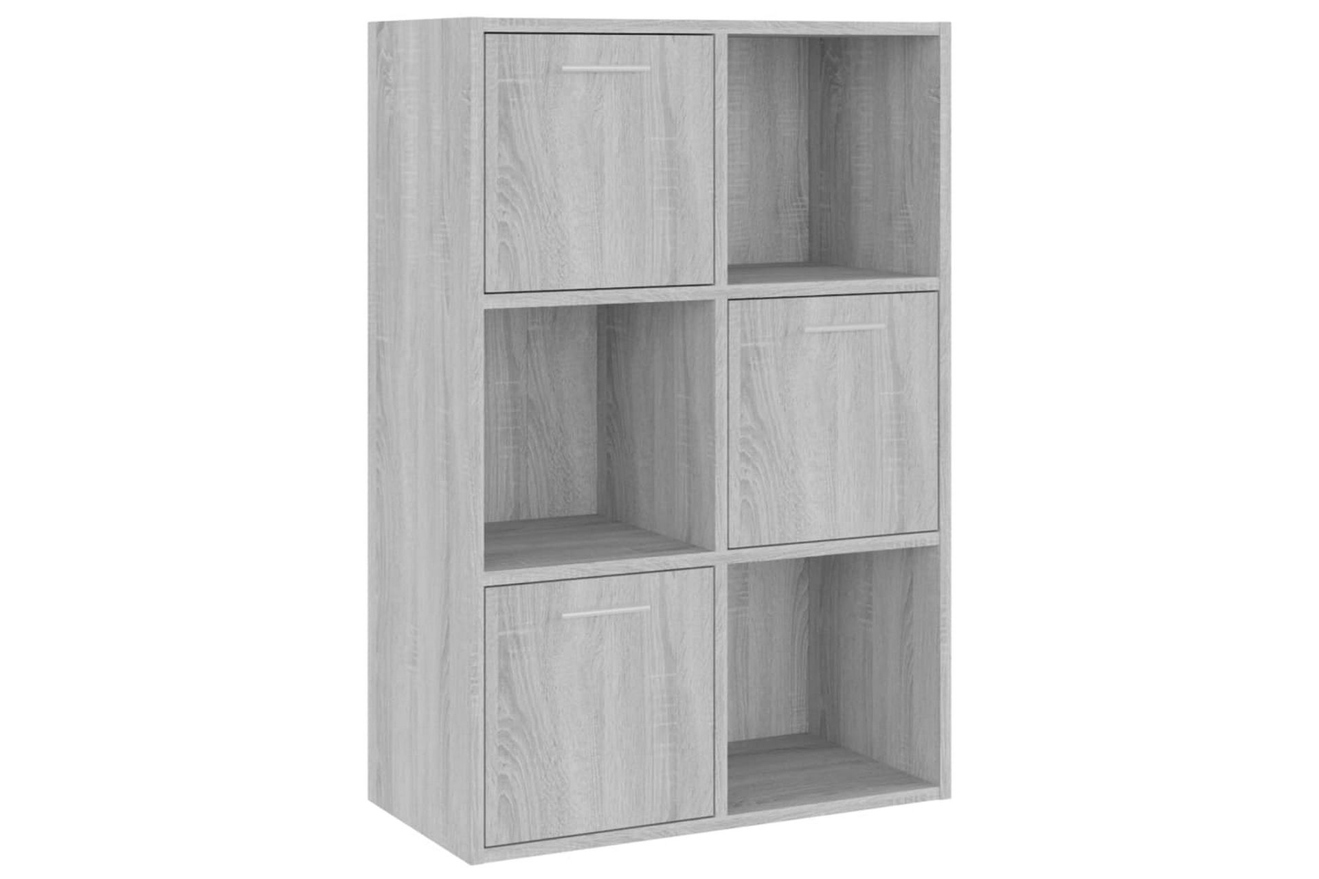 beBasic Oppbevaringsskap grå sonoma 60x29,5x90 cm - GrÃ¥ - Oppbevaring - Skap - Vitrineskap