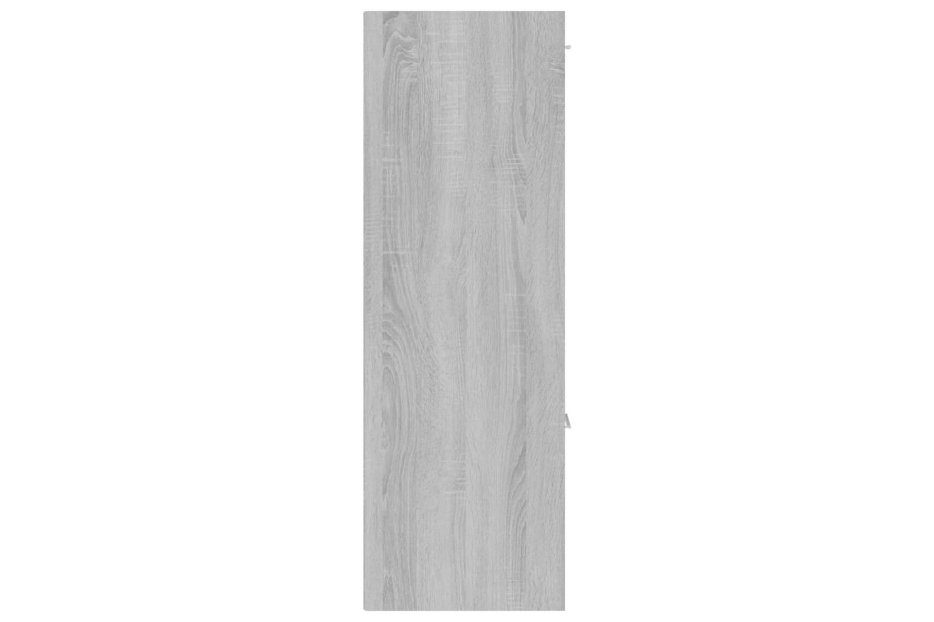 beBasic Oppbevaringsskap grå sonoma 60x29,5x90 cm - GrÃ¥ - Oppbevaring - Skap - Vitrineskap