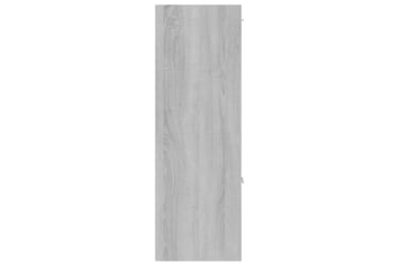 beBasic Oppbevaringsskap grå sonoma 60x29,5x90 cm - GrÃ¥ - Oppbevaring - Skap - Vitrineskap