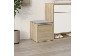beBasic Oppbevaringsskap sonoma eik 40,5x40x40 cm konstruert tre - Brun - Oppbevaring - Skap - Hjørneskap