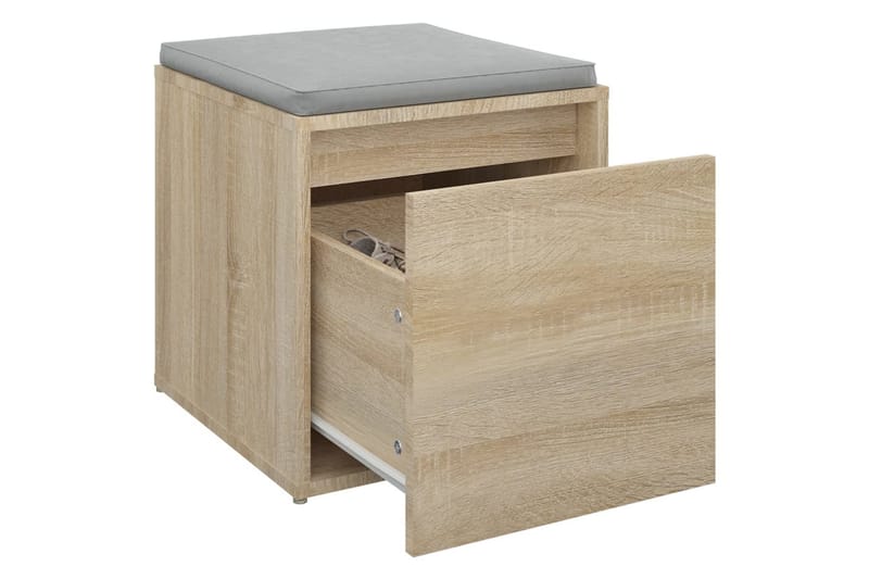 beBasic Oppbevaringsskap sonoma eik 40,5x40x40 cm konstruert tre - Brun - Oppbevaring - Skap - Hjørneskap