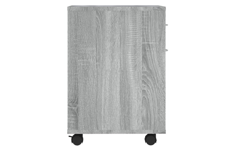beBasic Rulleskap grå sonoma 45x38x54 cm konstruert tre - GrÃ¥ - Oppbevaring - Skap - Hjørneskap