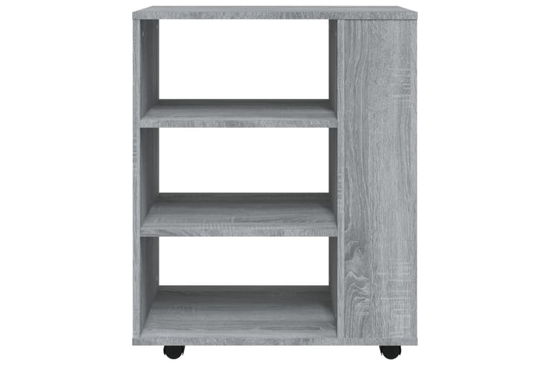 beBasic Rulleskap grå sonoma 60x35x75 cm konstruert tre - GrÃ¥ - Oppbevaring - Skap - Hjørneskap