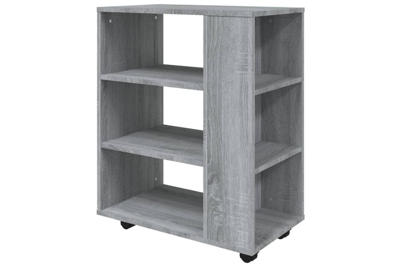beBasic Rulleskap grå sonoma 60x35x75 cm konstruert tre - GrÃ¥ - Oppbevaring - Skap - Hjørneskap