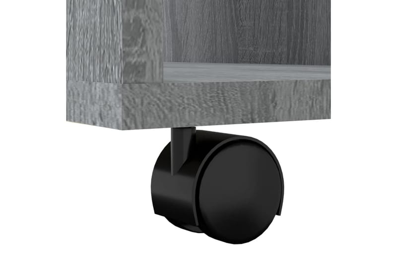 beBasic Rulleskap grå sonoma 60x35x75 cm konstruert tre - GrÃ¥ - Oppbevaring - Skap - Hjørneskap